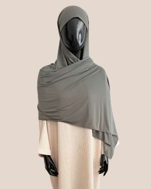 Foulard ÉLÉGANCE gris foncé