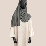 Foulard ÉLÉGANCE gris foncé