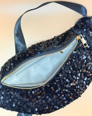 Sac banane DISCO noir