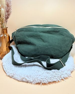 Sac banane MILA vert forêt