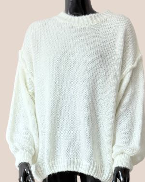 Pull DOUCEUR blanc