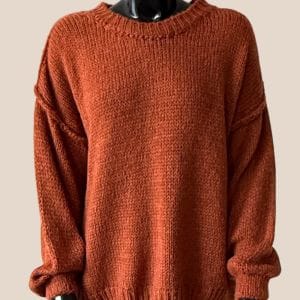 Pull DOUCEUR brique