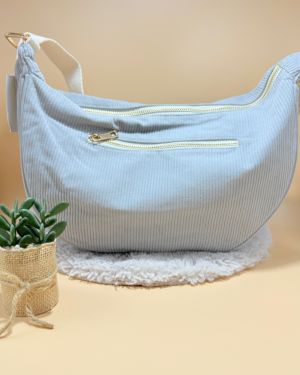 Sac bandoulière AVA gris clair