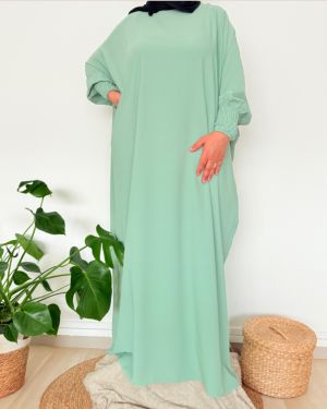 Abaya INÈS Vert Eau