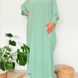 Abaya INÈS Vert Eau