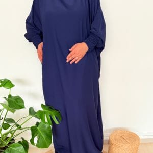 Abaya Inès Bleu nuit