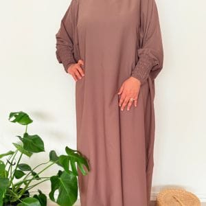 Abaya Inès Marron