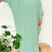 Abaya INÈS Vert Eau