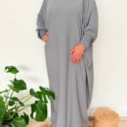 Abaya Inès Gris