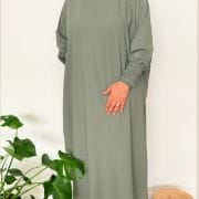 Abaya Inès Vert sauge