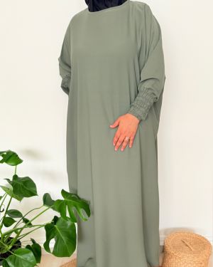 Abaya Inès Vert sauge