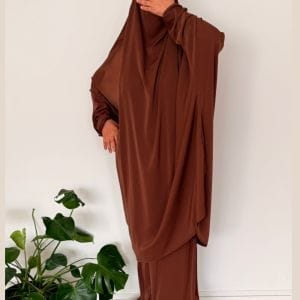 Jilbab Harmonie Marron