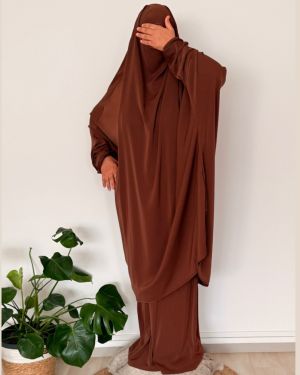 Jilbab Harmonie Marron