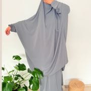 Jilbab Harmonie Gris