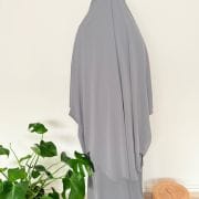 Jilbab Harmonie Gris